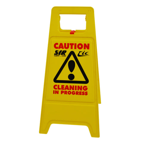 Caution Wet Floor & Cleaning In Progress Sign - A Frame