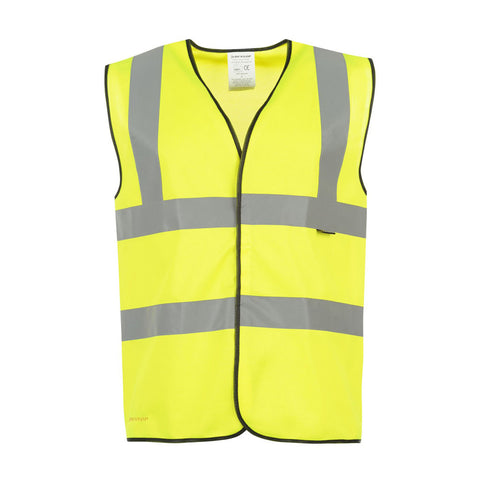 B-Seen® High Visibility Waistcoat / Vest - Yellow