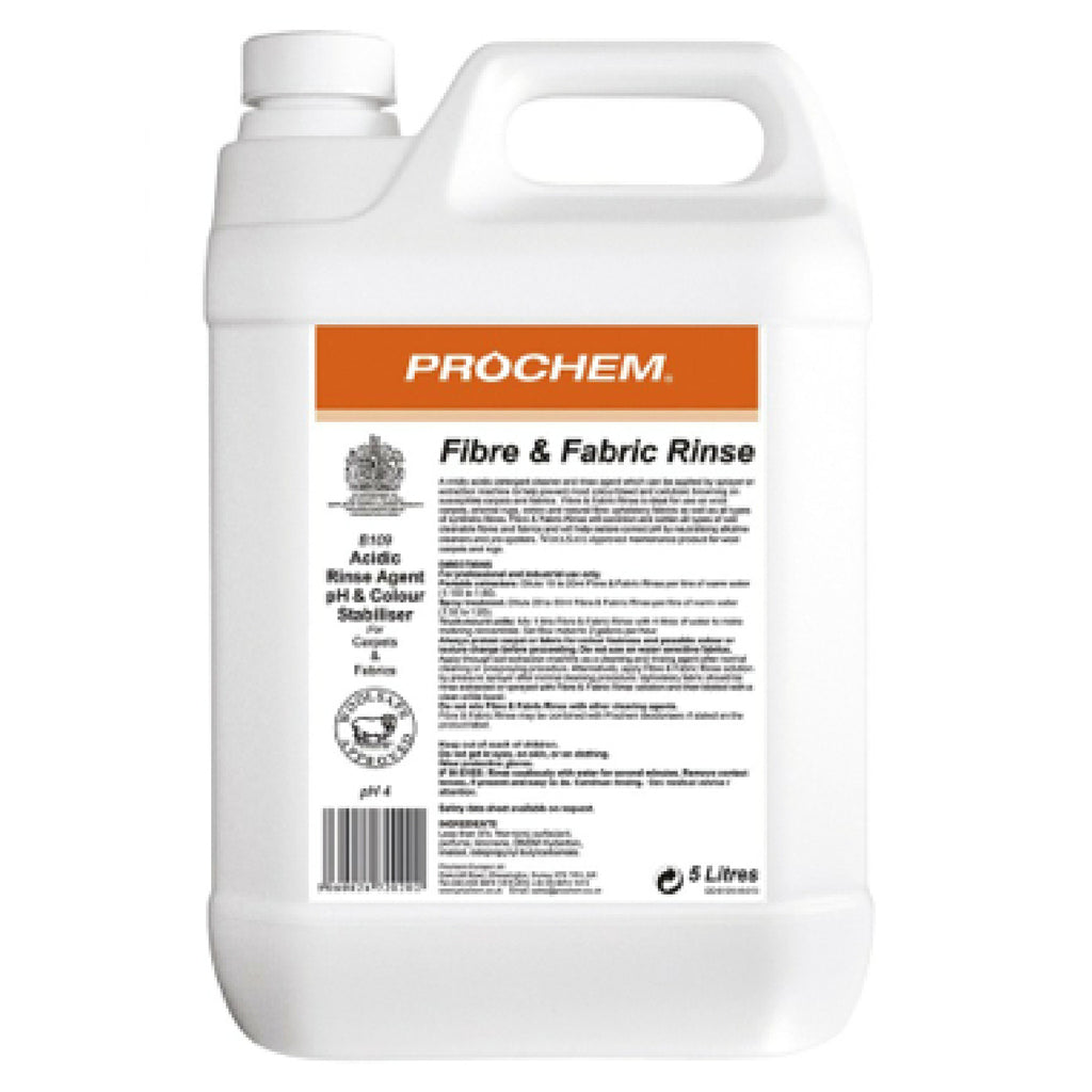 Prochem Fibre & Fabric Rinse B109 - 1 x 5 Litre
